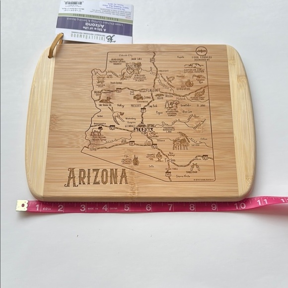 NWT Arizona State Bamboo Cutting Board - Picture 8 of 8